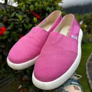 Toms Pink Heritage Alpargata Mallow shoes